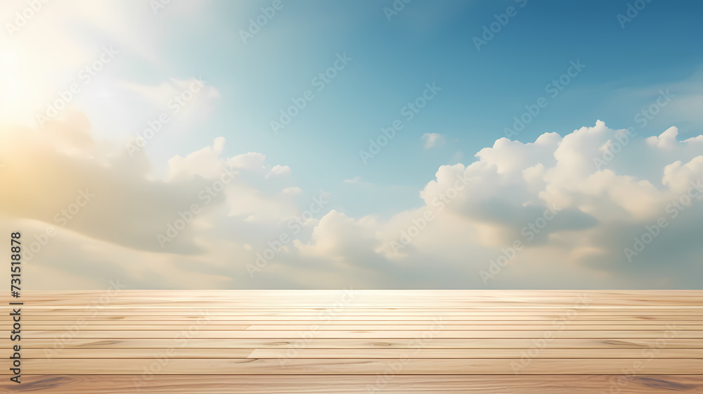 Empty concrete floor, universal minimalist background for presentations