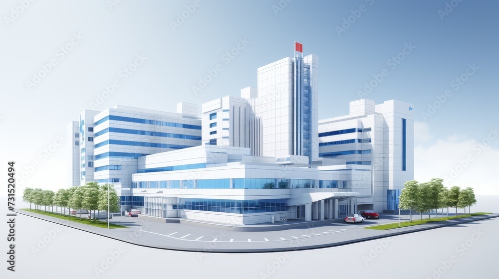 Obraz premium Modern Hospital Building