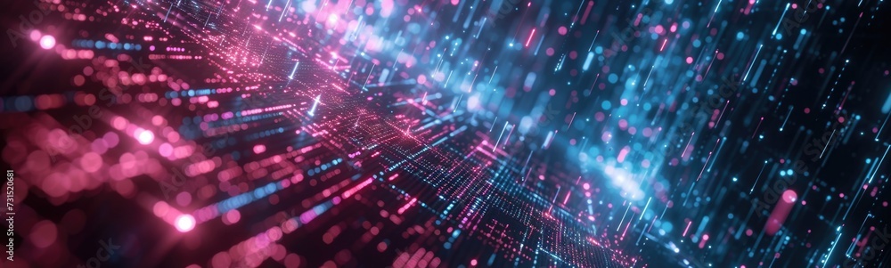 Digital technology background. Banner Digital technology background. Banner