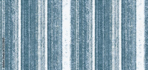 Longitudinal block, thin, thick regular lines, seamless digital printing pattern design on denim blue color canvas tissue effect, can be printed on surface