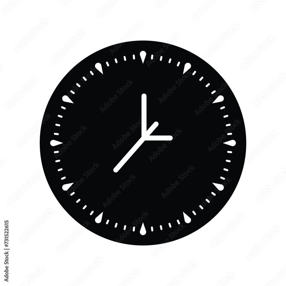clock icon vector stock illustration clock icon vector stock illustration