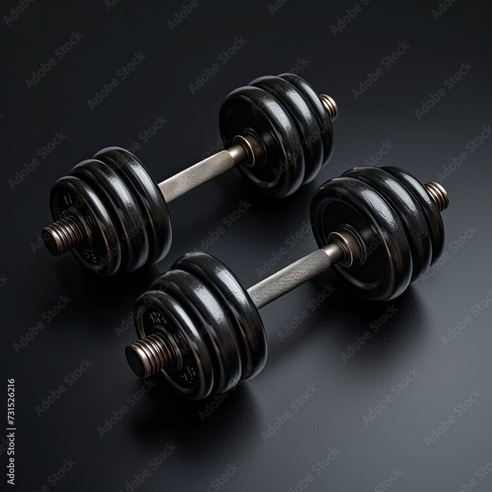 Dumbbell Set, Generative AI Dumbbell Set, Generative AI