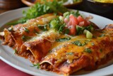 Enchiladas. Mexican food. 
