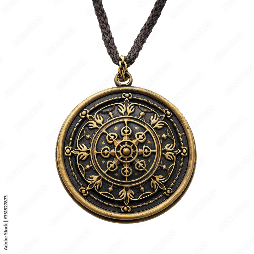 Amulet, isolated object, transparent background.