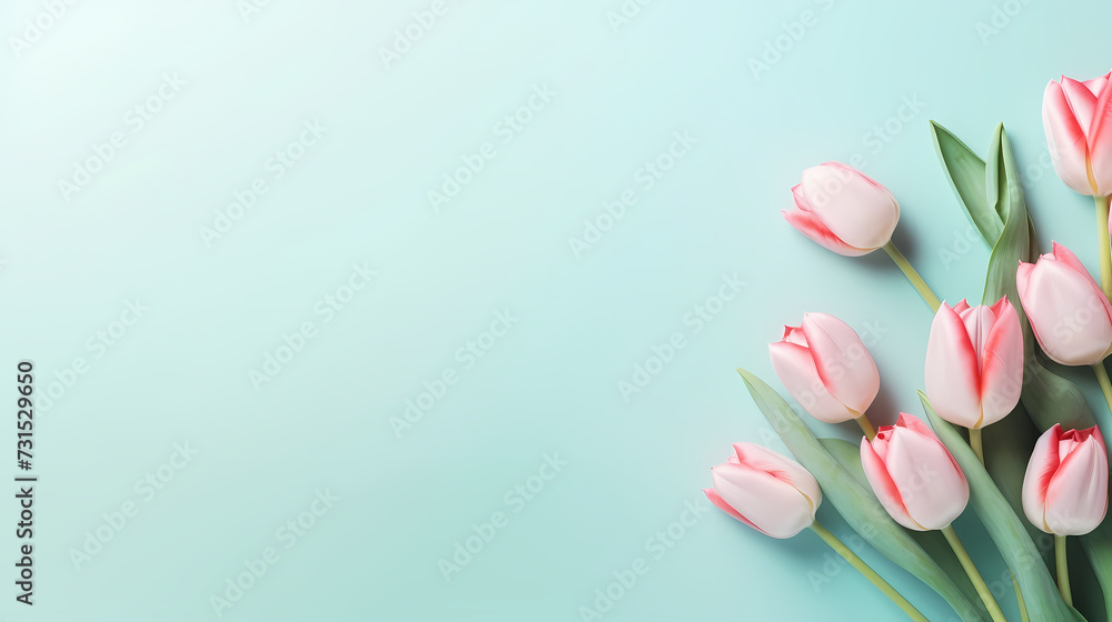 Women's day background with copy space