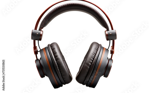 Professional-grade Studio Monitor Headphones on White Background