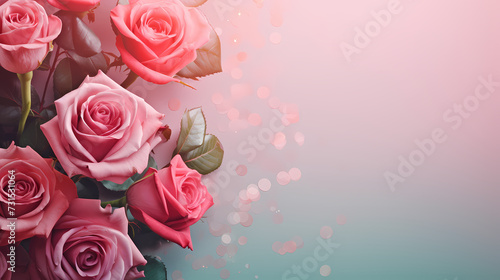 women s day background  floral border background