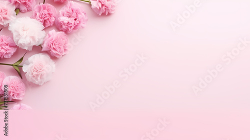 women's day background, floral border background © Derby