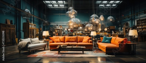 Furniture factory company, furniture concept