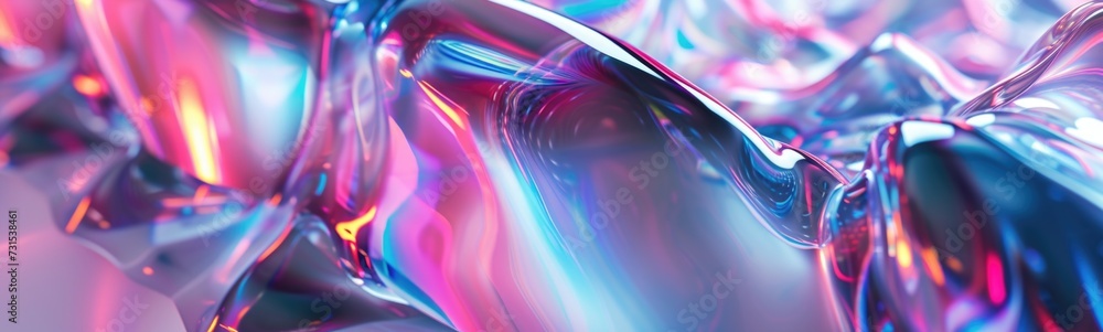 Abstract holographic background. Banner Abstract holographic background. Banner