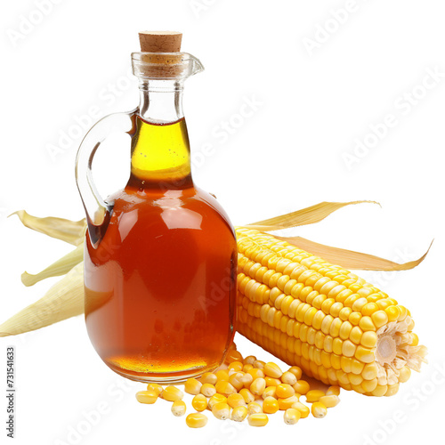 Corn syrup, isolated object, transparent background.