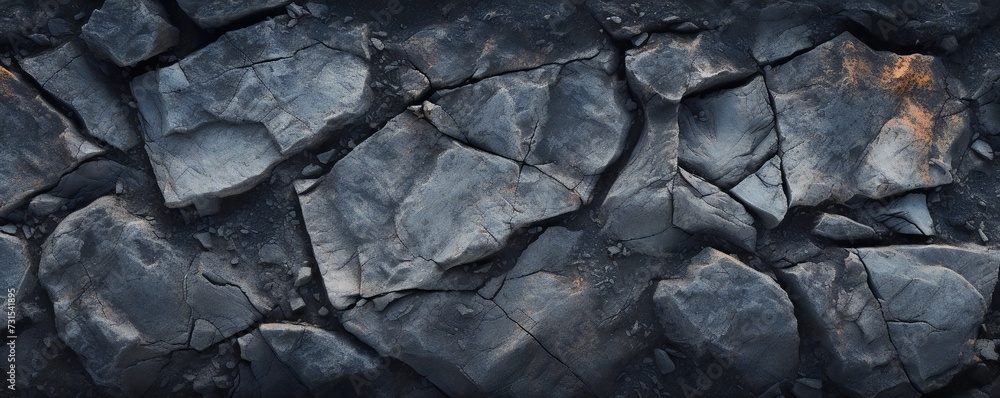 Dark detailed stone wall texture Generative Ai Dark detailed stone wall texture Generative Ai