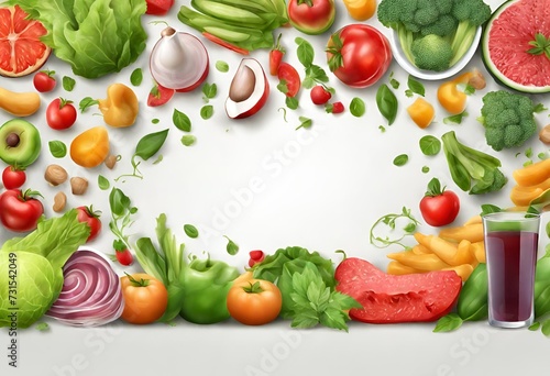 Healthy food background, Vegan Food background, Diet Food Background