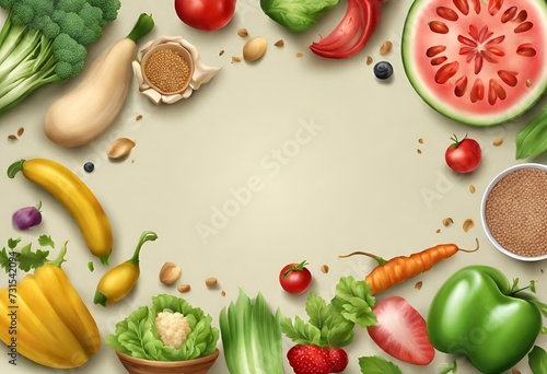 Healthy food background  Vegan Food background  Diet Food Background