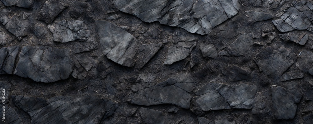 Dark detailed stone wall texture Generative Ai Dark detailed stone wall texture Generative Ai