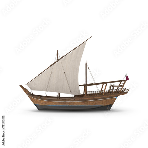 Qatar Traditional Boat PNG