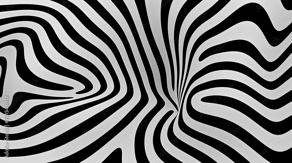 Fototapeta premium Optical illusion, optical art abstract background