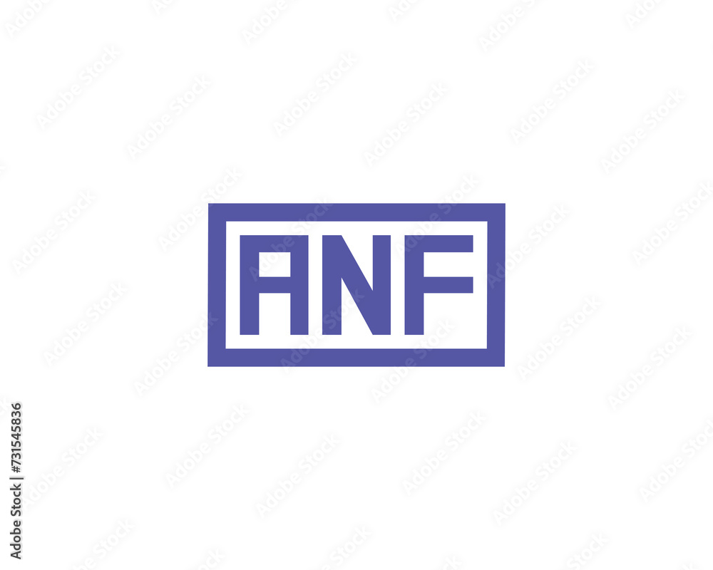 ANF Logo design vector template ANF Logo design vector template
