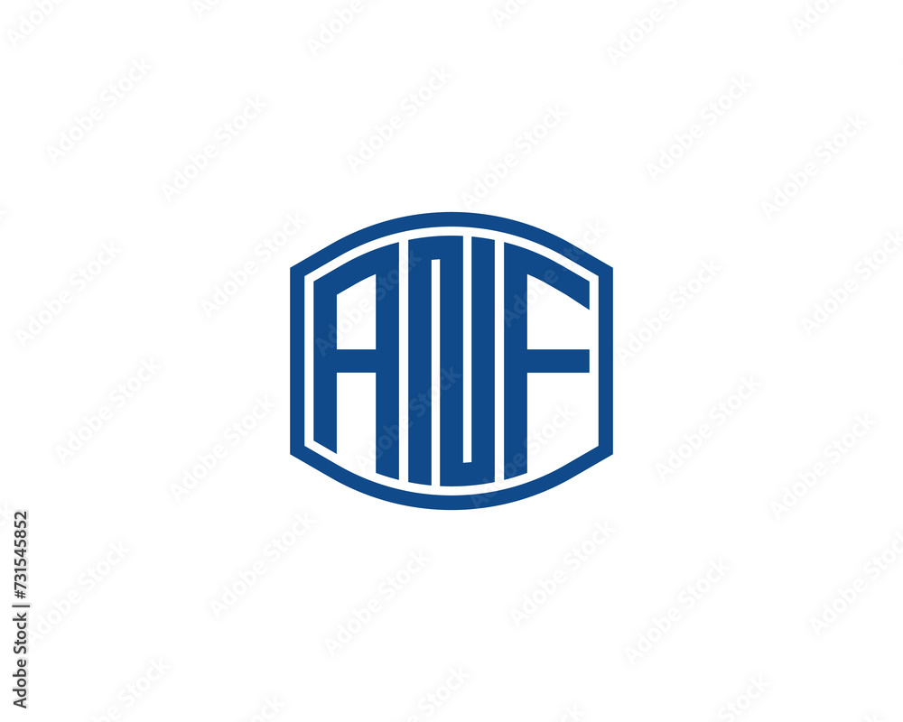 ANF Logo design vector template ANF Logo design vector template