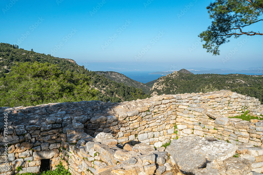 Scenic views from Pedasa (Pedasus, Pedasos), was a town of ancient Caria. It was a polis (city-state)and was a member of the Delian League, near Bodrum. Scenic views from Pedasa (Pedasus, Pedasos), was a town of ancient Caria. It was a polis (city-state)and was a member of the Delian League, near Bodrum.