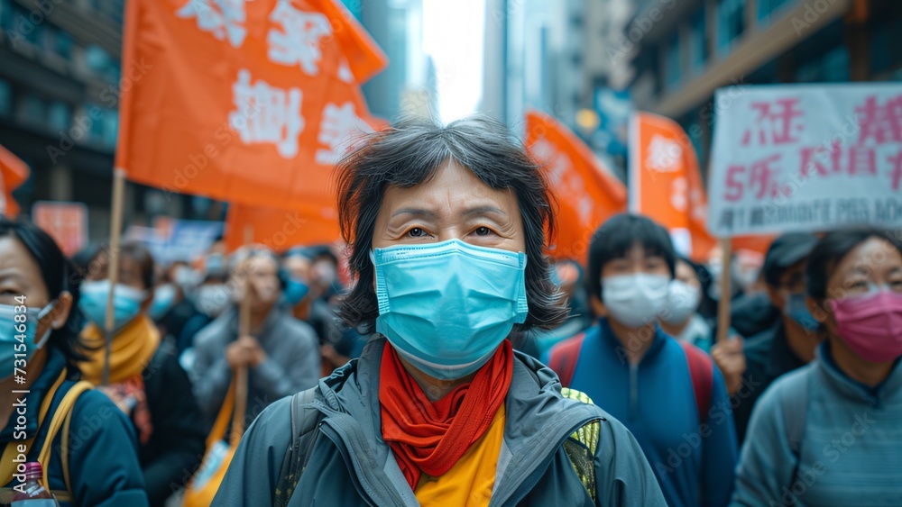 Citizens Protest Air Pollution: Powerful Statement for Environmental Action