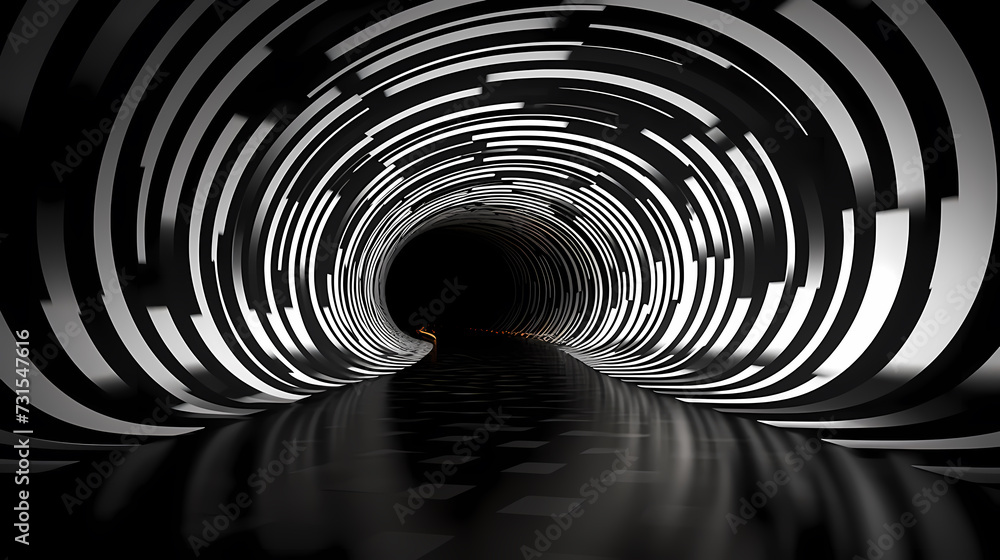 Obraz premium Optical illusion, optical art abstract background