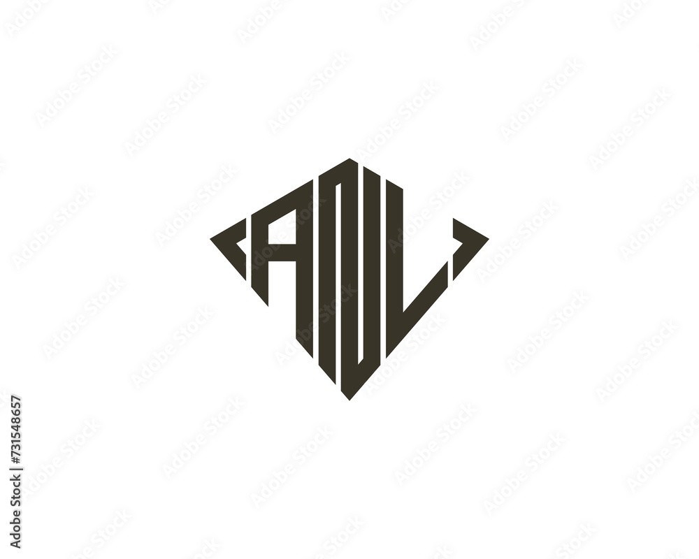 ANL Logo design vector template ANL Logo design vector template