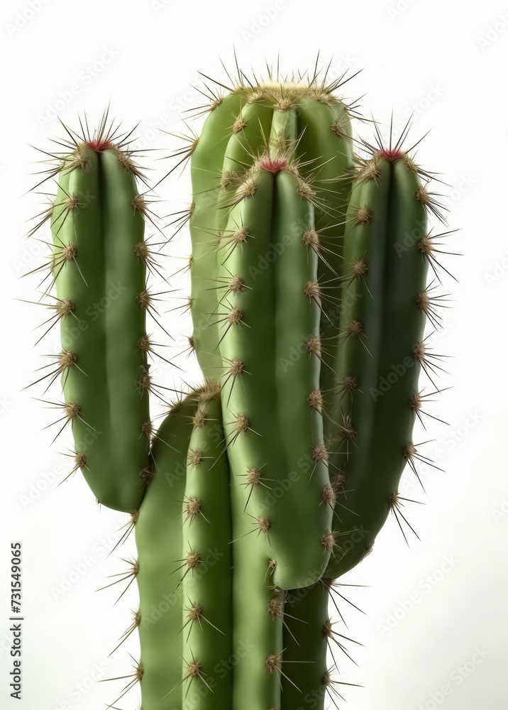 Little cactus and white background. Little cactus and white background.