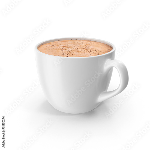 Small White Coffee Cup PNG