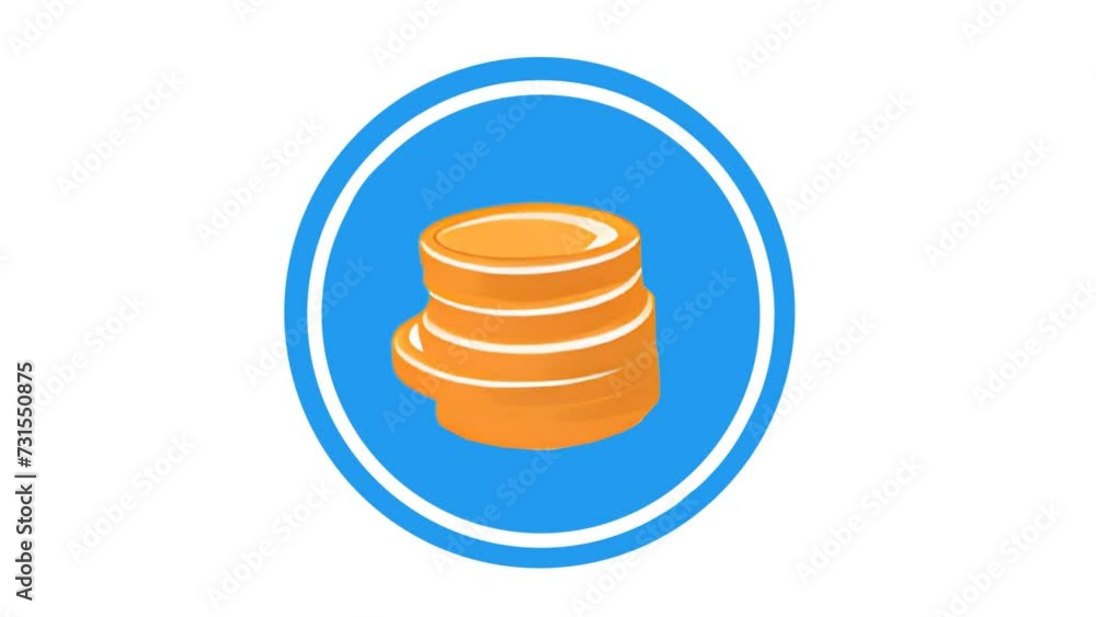 coin Icon of nice animated for your videos easy to use with Transparent Background coin Icon of nice animated for your videos easy to use with Transparent Background