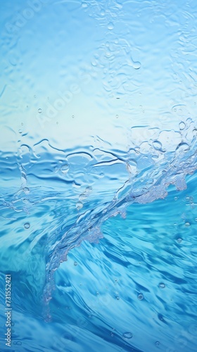 Ocean water wave background closeup Generative Ai