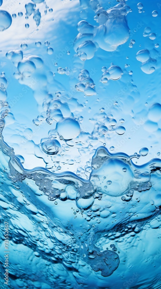Ocean water wave background closeup Generative Ai Ocean water wave background closeup Generative Ai