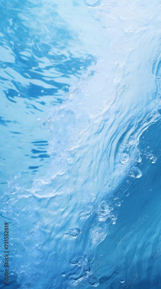 Ocean water wave background closeup Generative Ai Ocean water wave background closeup Generative Ai