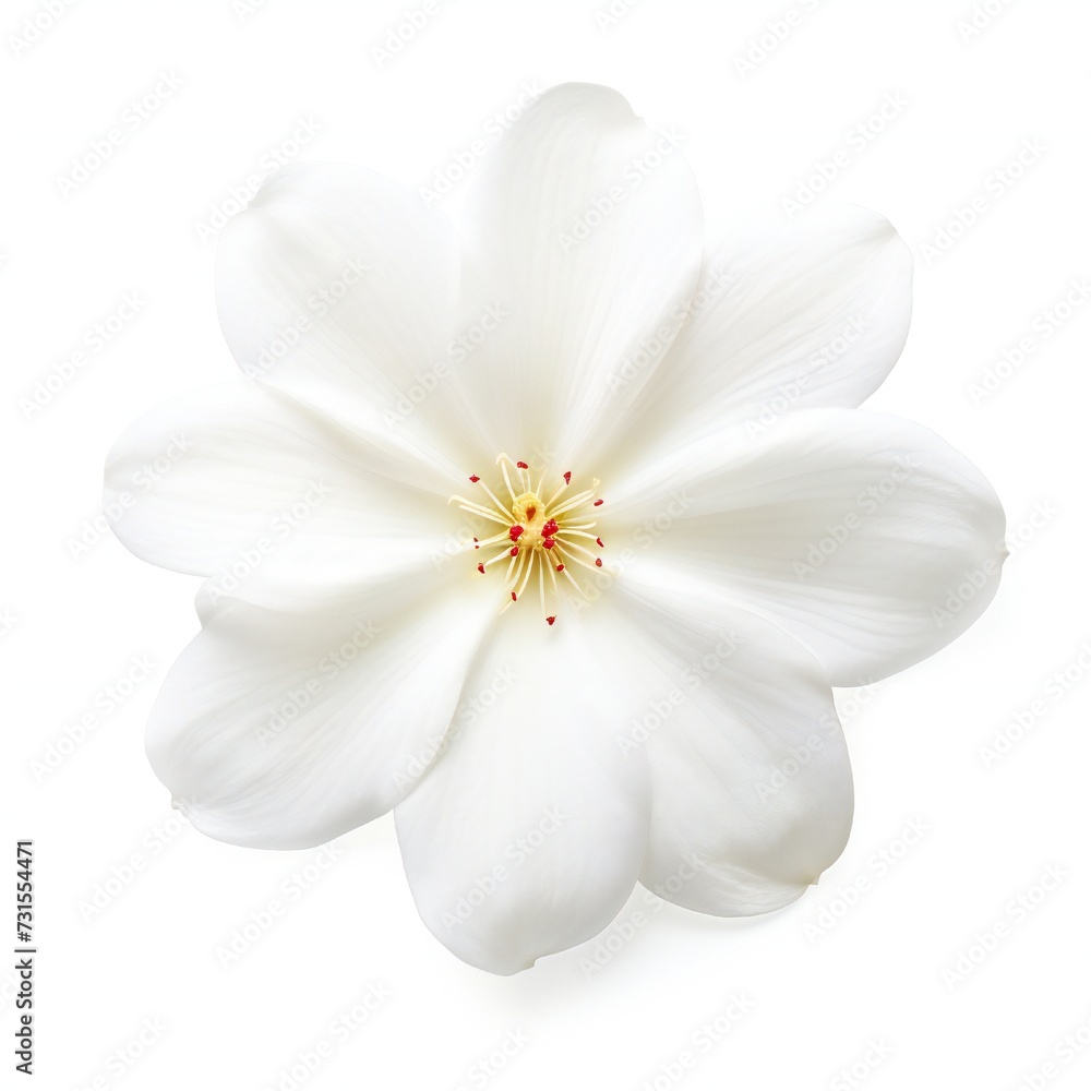 Obraz premium Sakura petal isolated on white background Generative Ai