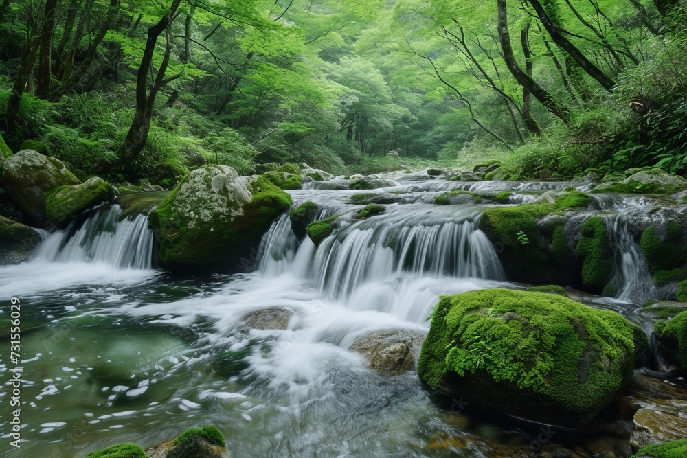 waterfall in the forest