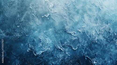 Subtle icy textures and shades of blue evoke the serene beauty of the Arctic ...