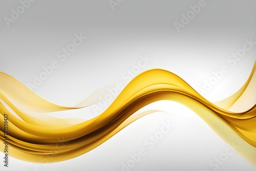 yellow abstract flow waves background 