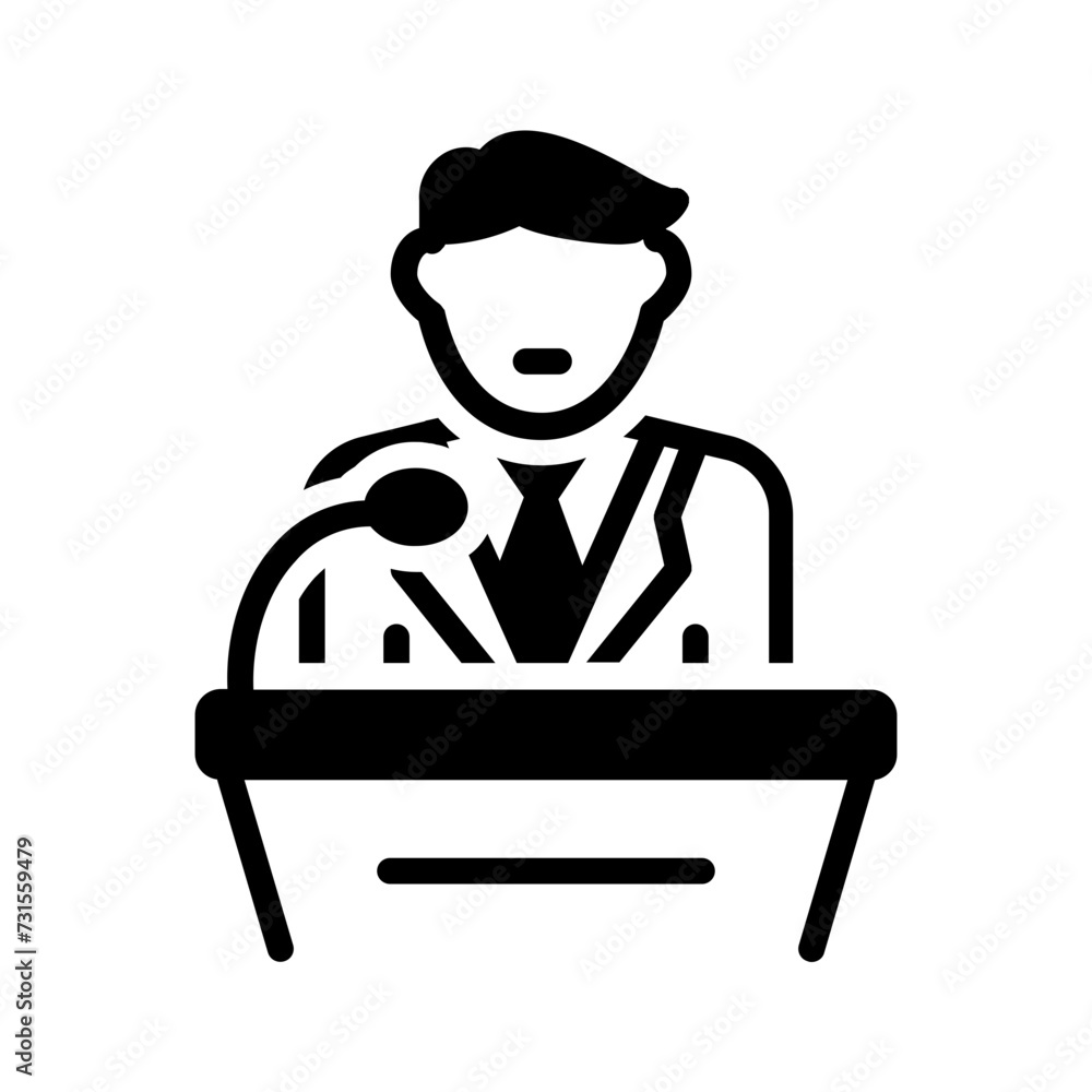 Vector solid black icon for Discourse Vector solid black icon for Discourse