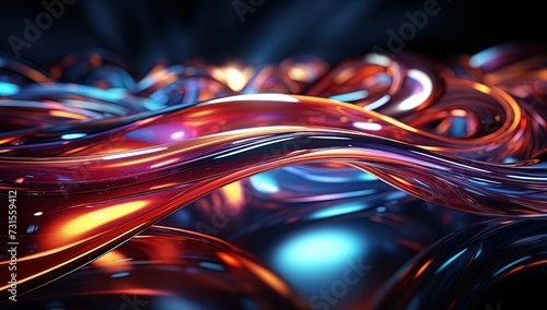 Abstract background with glowing lights for graphics use. Created with Ai