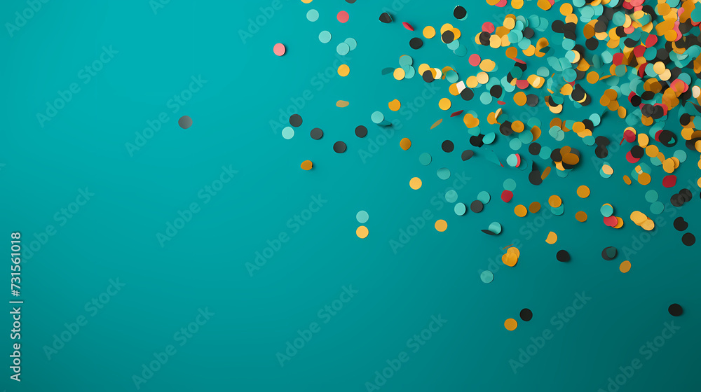 Sparkling confetti on background Sparkling confetti on background
