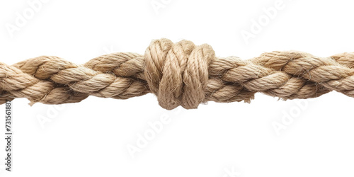 Rope, isolated object, transparent background.