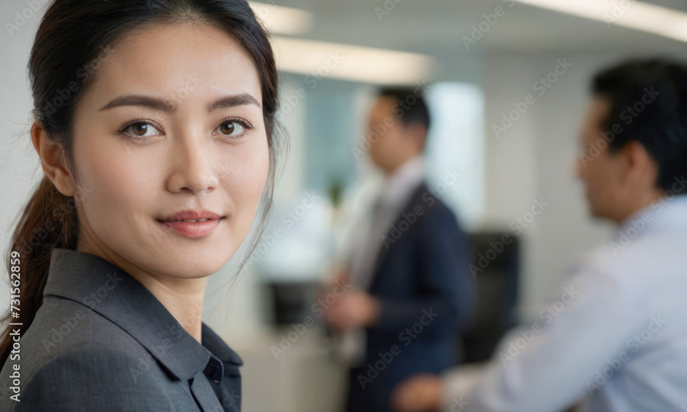 Portrait of a Asian businesswoman in the office Portrait of a Asian businesswoman in the office