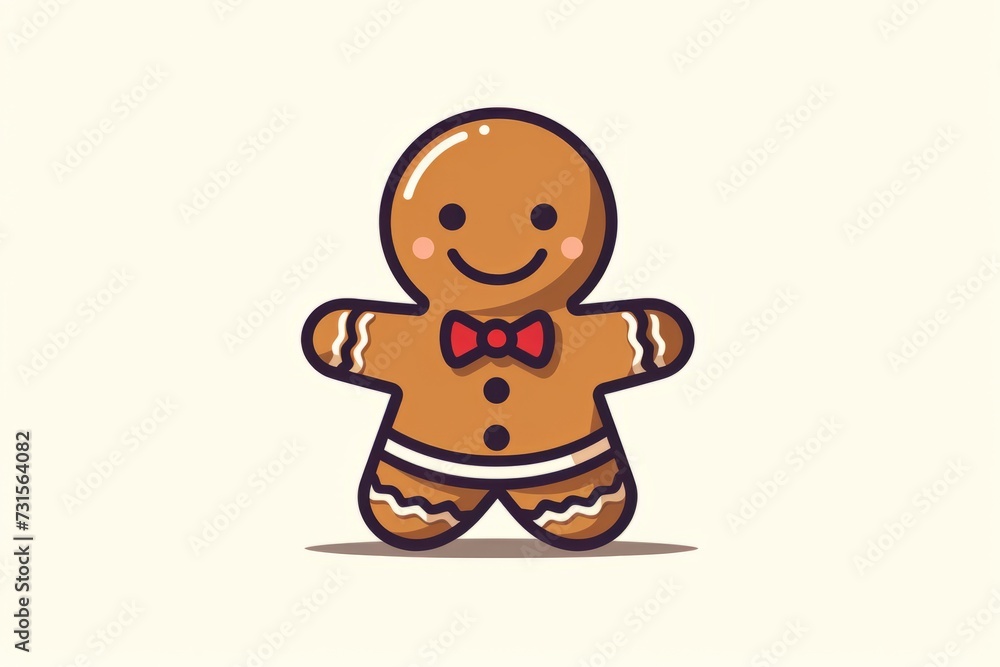 Fototapeta premium A Ginger With a Bow Tie On