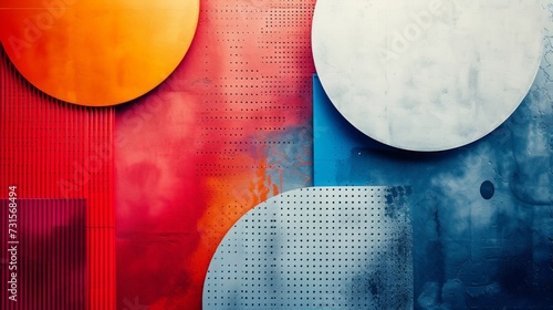 Dynamic geometric patterns and shapes add energy and movement to the minimali...