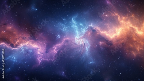 Subtle gradients and cosmic hues paint a picture of celestial grandeur