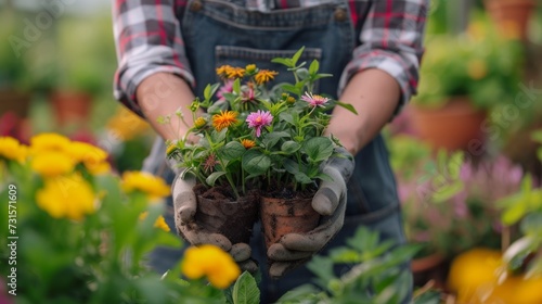 In the gardener's hands, chaos transforms into ordered beauty