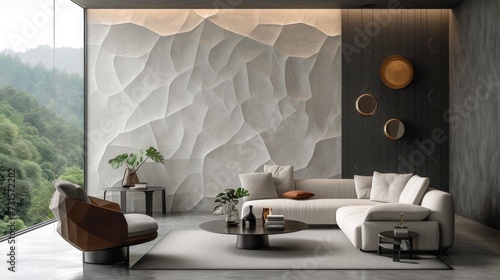 Elegant geometric patterns exude a sense of refinement and modernity