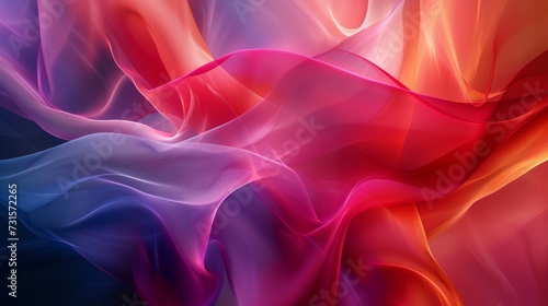 Abstract shapes dance in a symphony of colors, celebrating the harmony of love
