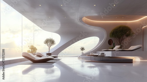 In a futuristic setting, it exudes charisma with its sleek design and confide...