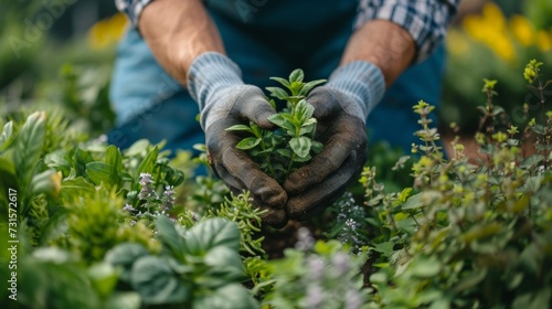 In the gardener's hands, chaos transforms into ordered beauty